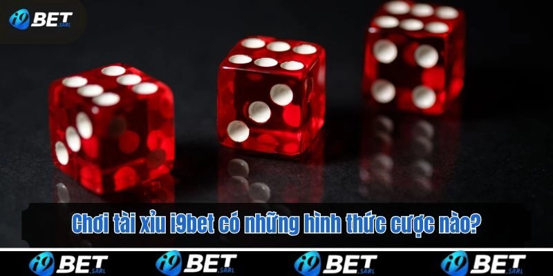Chơi tài xỉu i9bet có những hình thức cược nào?